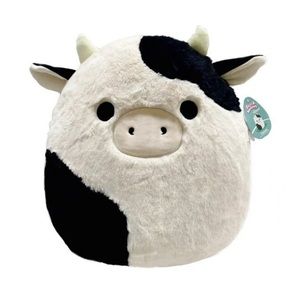 Connor the cow squishmallow (fuzz-a-mallow) 16"